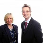 NHS Wigan Borough Clinical Commissioning Group’s chief officer Trish Anderson and chairman Dr Tim Dalton