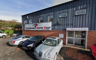 Repair work was undertaken by Lee Hill at Performance North West in Bewsey. Picture: Google Maps