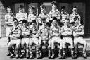This rugby team line-up was spotted in the local archives                                                                                Picture: Wigan and Leigh Archives and Local Studies