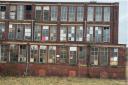 The state of Imperial Mill, Blackburn's windows