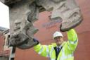 Diggers move in on Trafford Town Hall site
