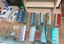 Counterfeit tobacco products were seized