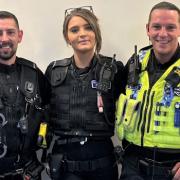 Police Constables Neil Bridgeman, Stephen Heyes and Amber Dutson