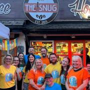Members of the Snug and Early Doors Club team in Atherton