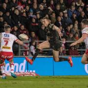 Action from Leigh at St Helens