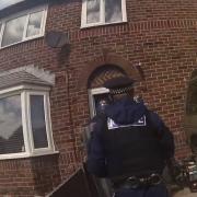 Officers executed the warrant in the Hindley area