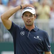 Adam Scott has dropped back to two under.