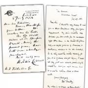 Letters sent to WF Tillotson from Wilkie Collins and to WF Tillotson from Thomas Hardy