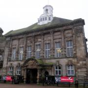 Leigh Town Hall - people are urged to share their views on the planning for the future consultation