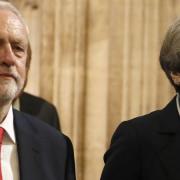 Labour leader Jeremy Corbyn and Prime Minister Theresa May