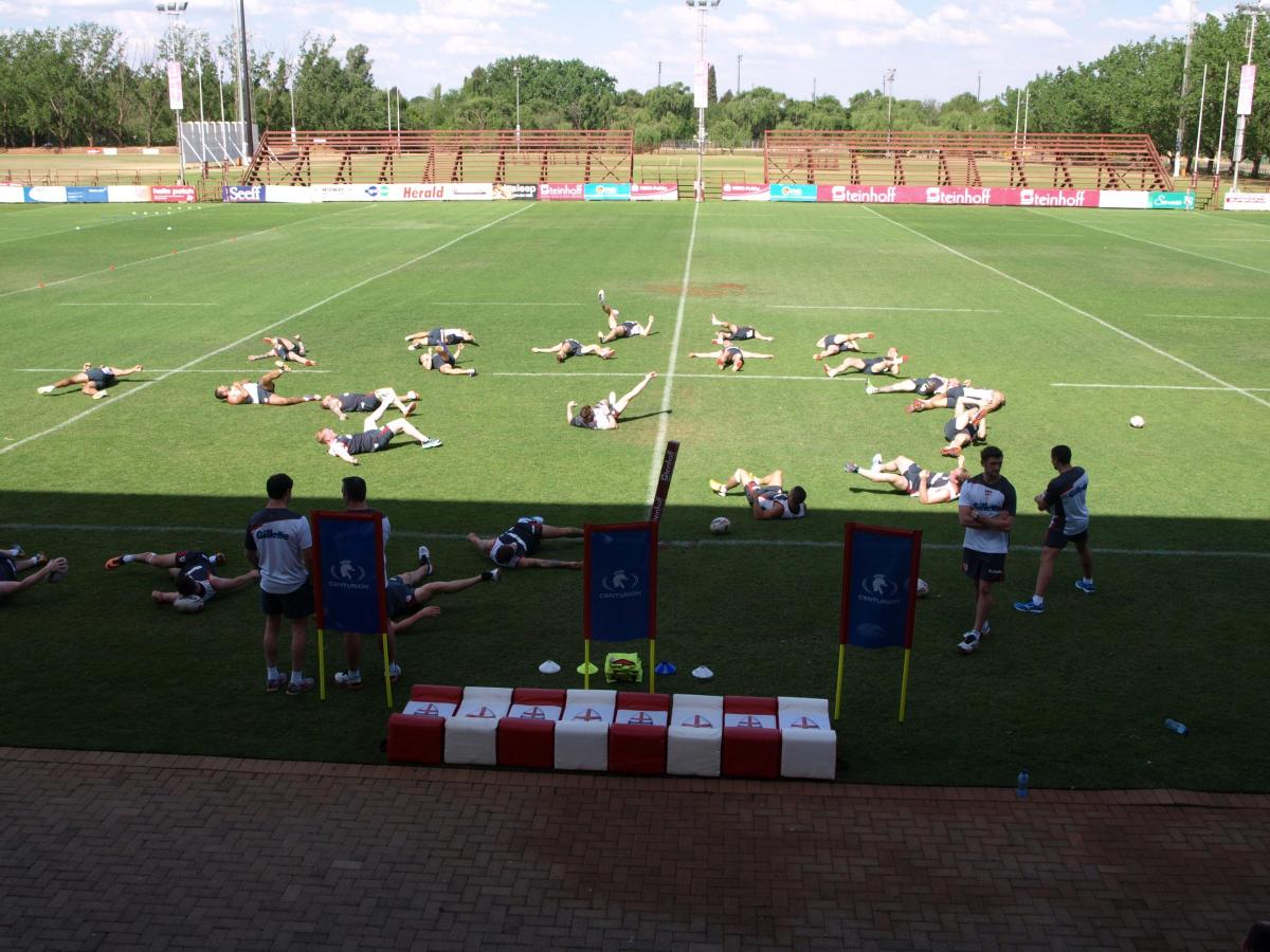 England training camp in South Africa. Picture: England RL