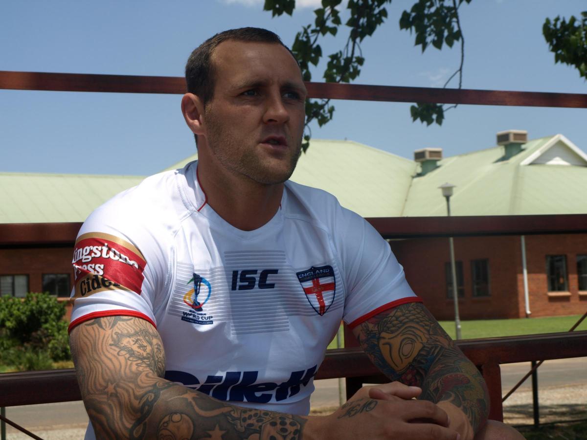 Gareth Hock. England training camp in South Africa. Picture: England RL