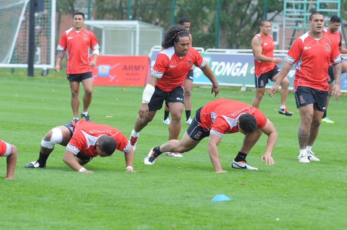 Tonga training in Leigh.