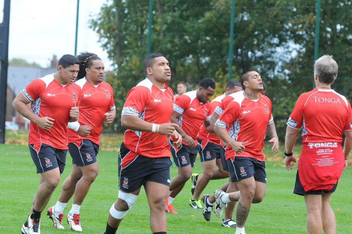 Tonga training in Leigh