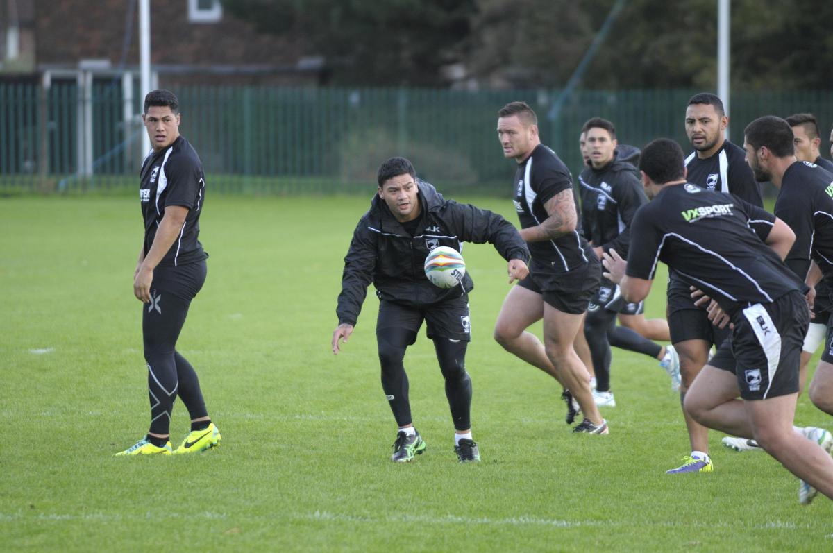 Kiwis training session in St Helens ahead of Samoa clash in Warrington