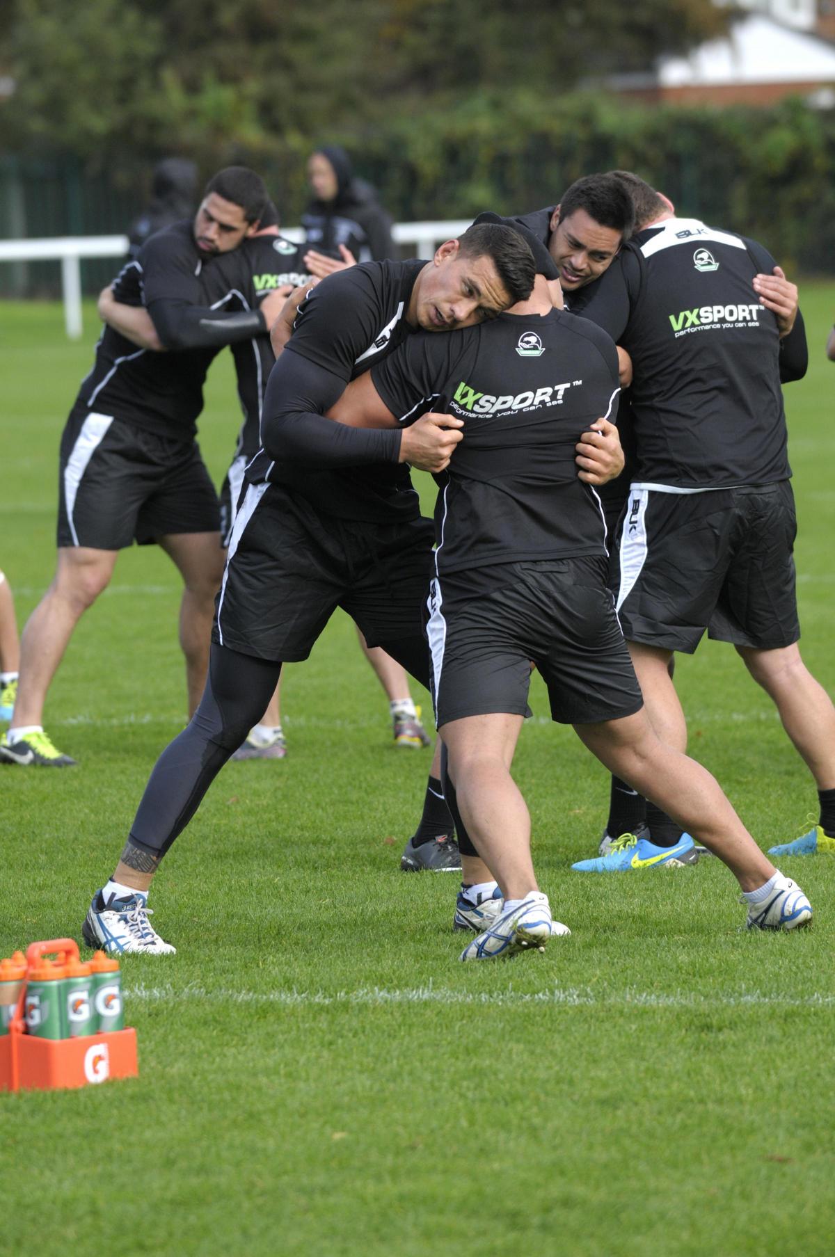 Kiwis training session in St Helens ahead of Samoa clash in Warrington