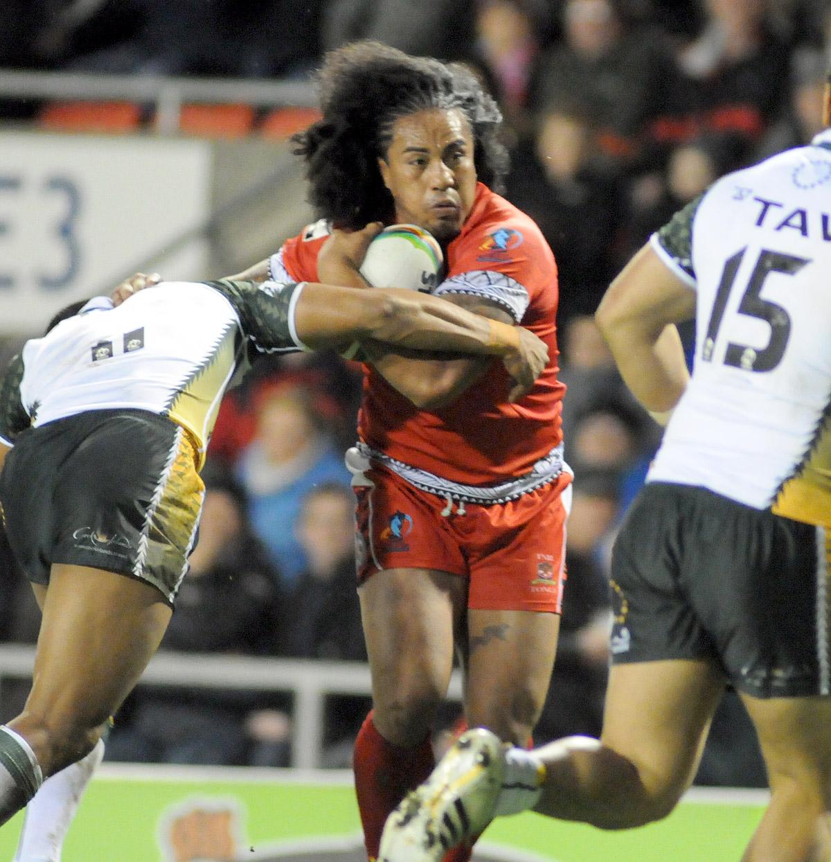 Cook Islands v Tonga at Leigh Sports Village