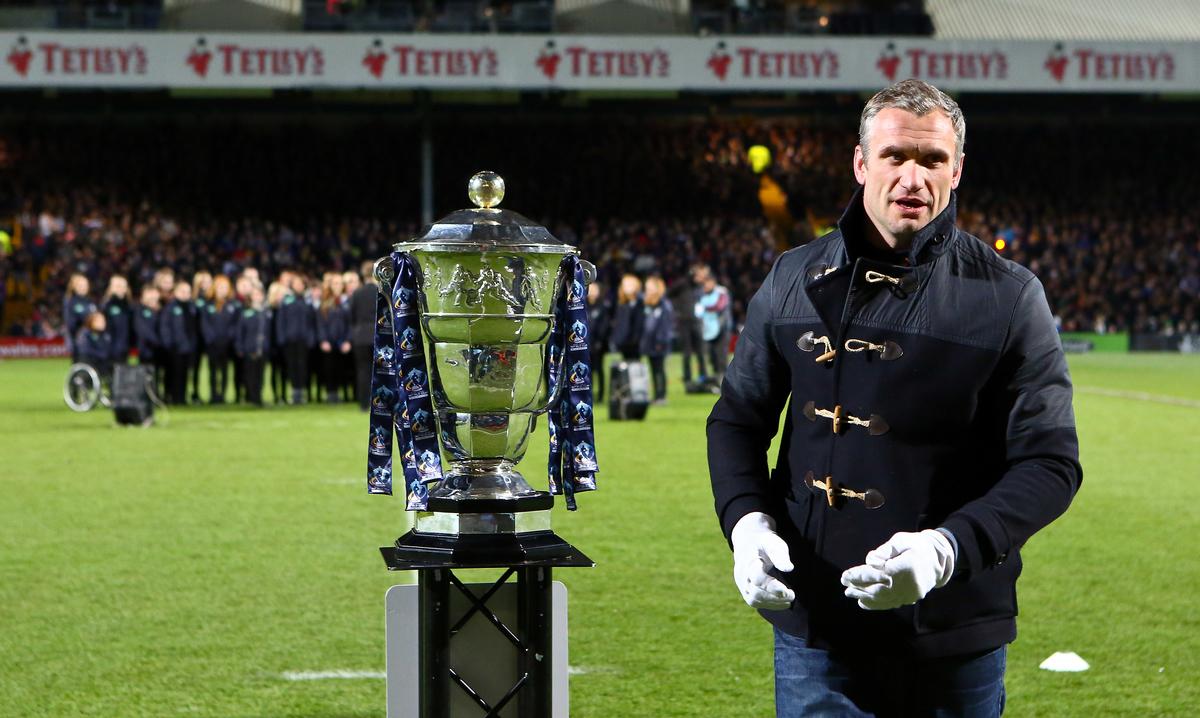 Former England captain Jamie Peacock delivered the World Cup to the quarter final between New Zealand and Scotland at his Leeds Rhinos home ground - Headingley. Picture: SWpix