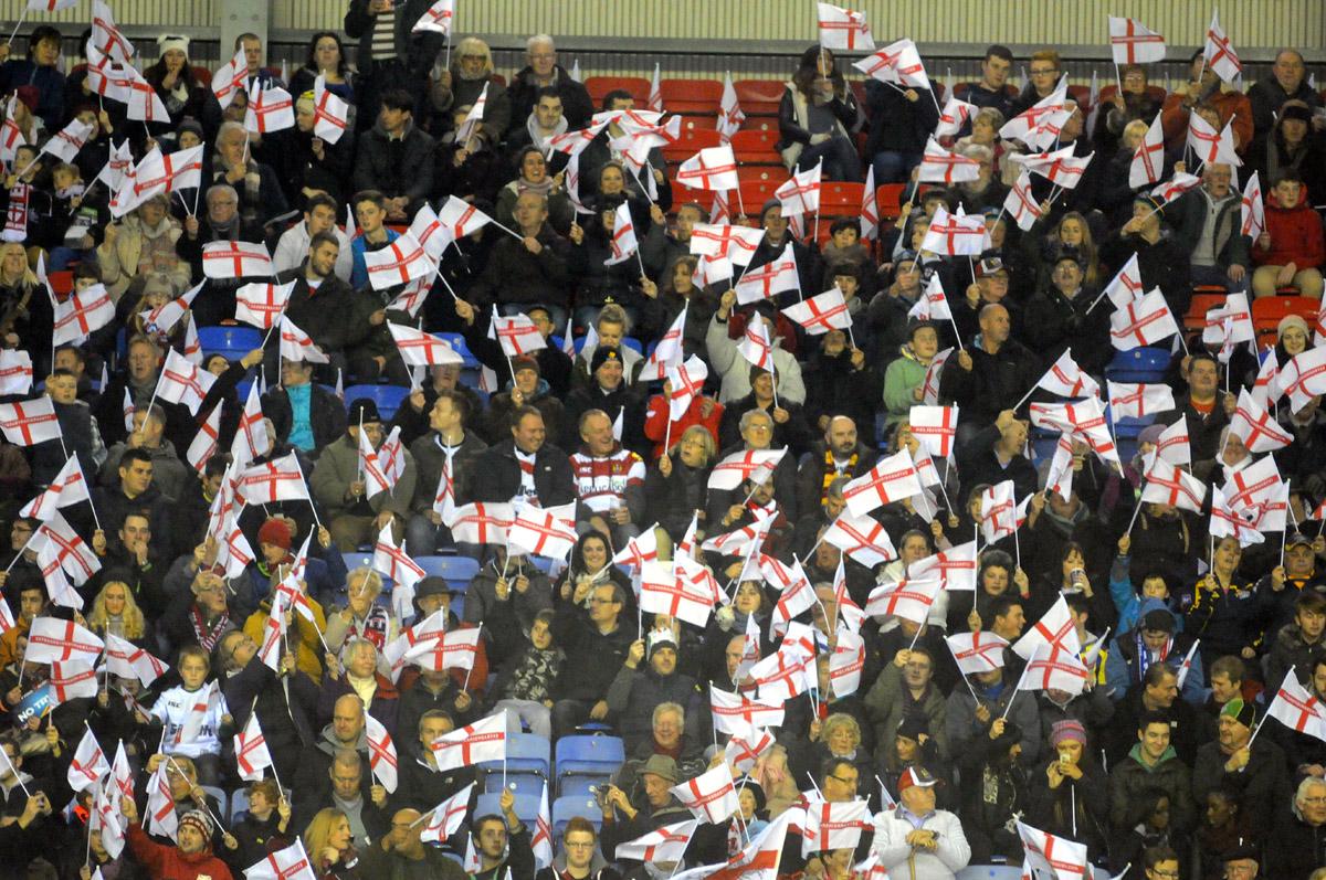 England v France quarter final at DW Stadium in Wigan