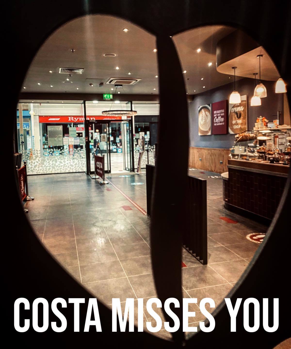 Costa welcomes back customers