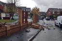 Shocking video captures moment ‘tornado’ left trail of destruction on housing estate