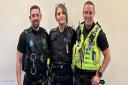 Police Constables Neil Bridgeman, Stephen Heyes and Amber Dutson
