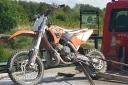 An off road bike previously seized by police in Leigh