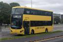 A new yellow V1 bus heading to Leigh