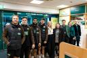 Leigh Leopards open new refurbished Holland and Barrett store
