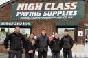 The High Class Paving team with Neill Wood