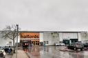 The Halfords and an unoccupied unit at the Reading Retail Park in Oxford Road. Credit: James Aldridge, Local Democracy Reporting Service