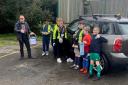 Members of Rainford Youth Council at the charity car wash