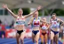Keely Hodgkinson won the 800m. Pic: PA Wire