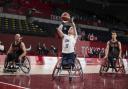 ParalympicsGB Wheelchair Basketball Team athlete, Gregg Warburton aged 24, from Leigh, competing at Men's Wheelchair Basketball Quarter-Final event, Great Britain vs Canada, the Tokyo 2020 Paralympic Games. Picture: imagecomms