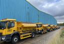Council gritters are prepared to grit snowy roads following a yellow weather warning