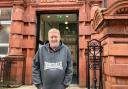 Ian Rogers, from Wigan Taxi Drivers and Owners Coalition, outside Wigan Town Hall after getting a new deal for taxi drivers.