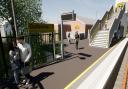 Artist impression of what Golborne Station could look like.