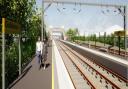 An artist’s impression of the proposed Golborne station