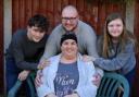 Gemma Crossley with her family
