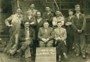 A picture from the Cleworth Hall Colliery electrical department where Leslie worked. The picture was taken in 1950