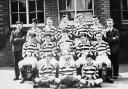 A rugby team line-up at Leigh Church of England School taken in 1954 Picture: Wigan and Leigh Archives and Local Studies