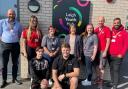 Staff from Leigh Youth Hub and Wigan Youth Zone
