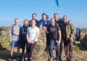 Kevin Miller climbed the Yorkshire Three Peaks with family and friends for preparation