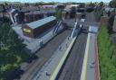 How Golborne rail station will look