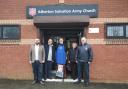 Local councillors and volunteers at Atherton Recovery Hub