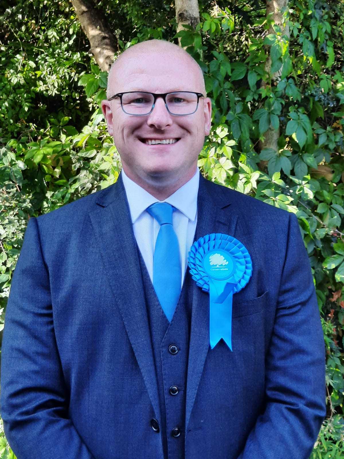 James Geddes, the Conservative Party candidate in the Leigh West by-election. Credit: James Geddes. Caption: Joseph Timan. Permission for use for all LDRS partners.