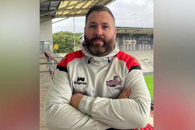 Scott Burns, head coach of the PDRL and LDRL teams at Leigh Centurions