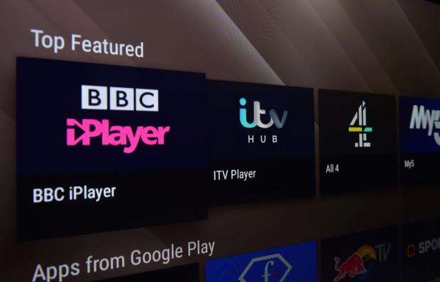 Leigh Journal: BBC iPlayer, ITV Hub, All 4, My 5 streaming apps on Smart TV. Credit: PA