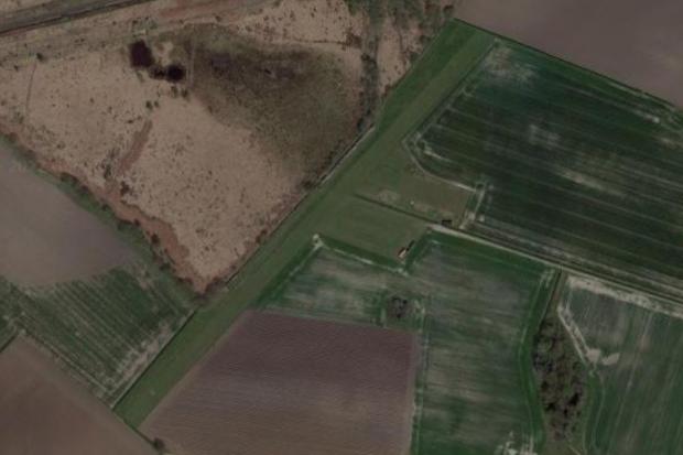 The hangars would be constructed at the airstrip near to Kenyon Hall Farm. Picture by Google Maps.