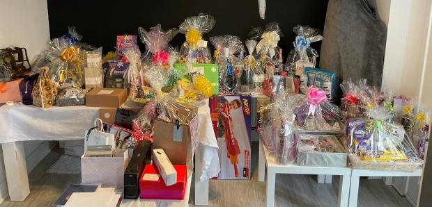 Leigh Journal: The local community supported Vikki's project and donated prizes for her raffle